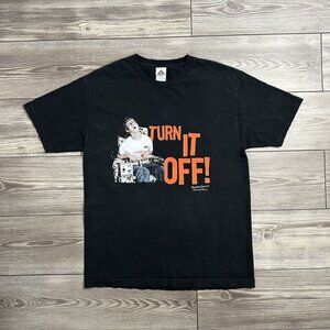 Rare Y2K Napoleon Dynamite “Turn It Off” Funny Movie Promo T Shirt